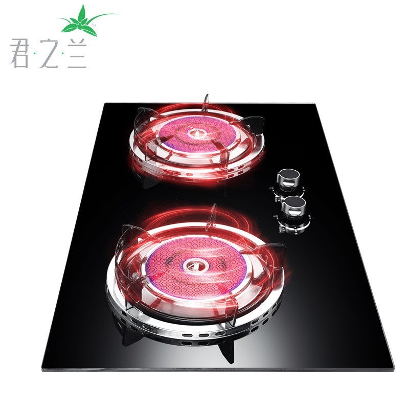 君之兰电器旗舰店 节能嵌入式煤气灶，双灶液化天然气炉具评测
